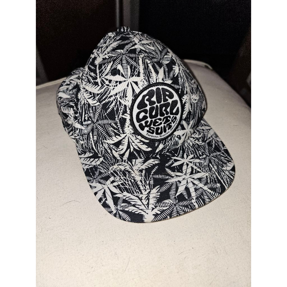 Men's Rip Curl Hat, OSFA, Black & White